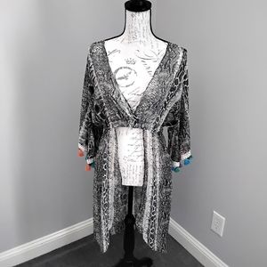 Judith March Snakeskin Beach Cover-Up - S